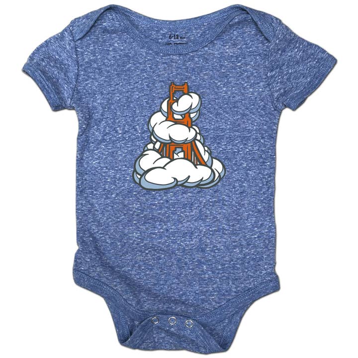 SF Mercantile - Wholesale Bodysuit (Non-Footed) - Baby - Karl the Fog Onesie