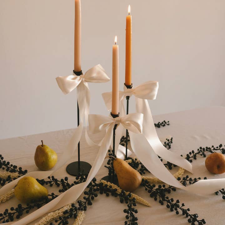 Tiny Hours - Wholesale Tapered candle/candlestick - 9" Hand Dipped Beeswax Taper Candles7