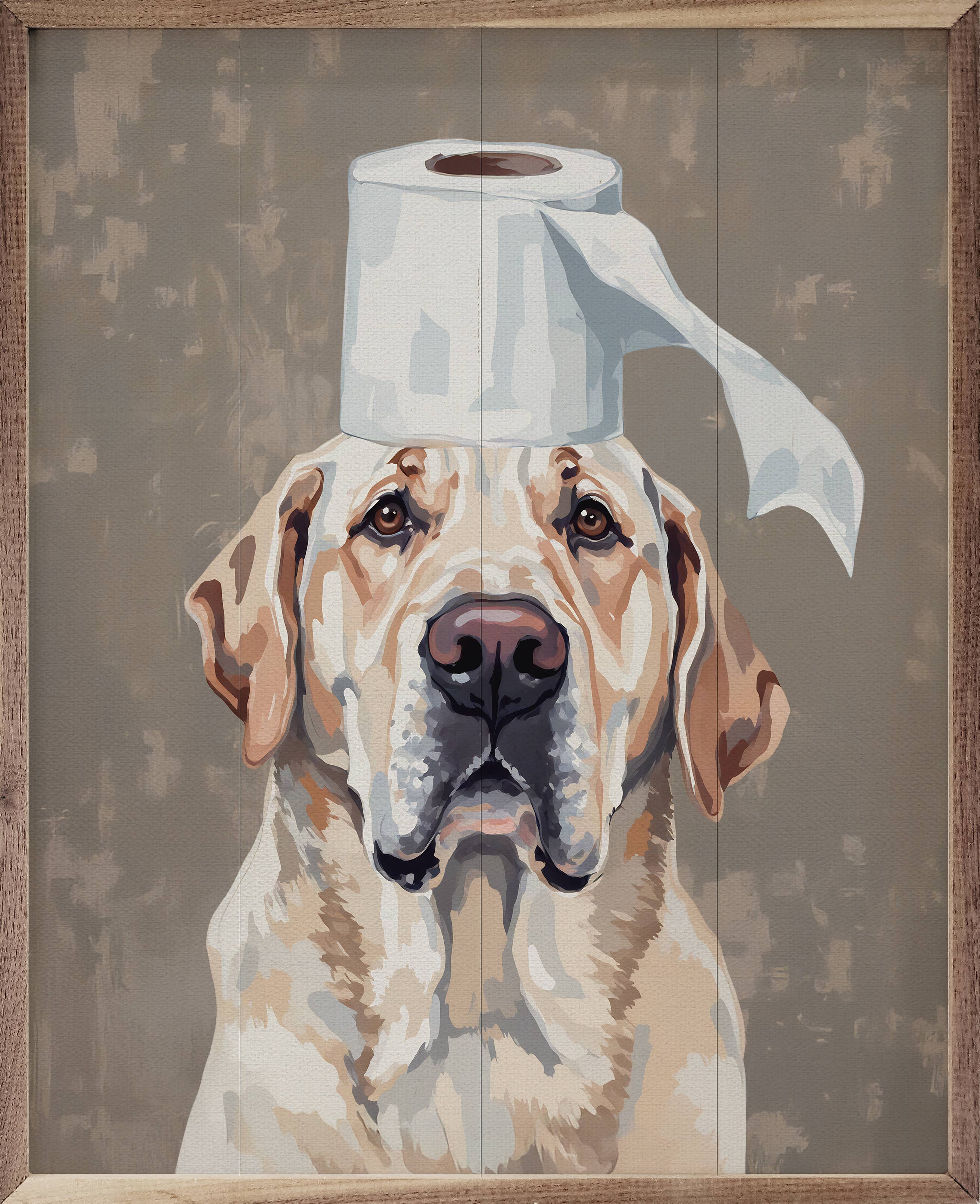 Kendrick Home - Wholesale Wood Wall Art - Toilet Paper Helper0