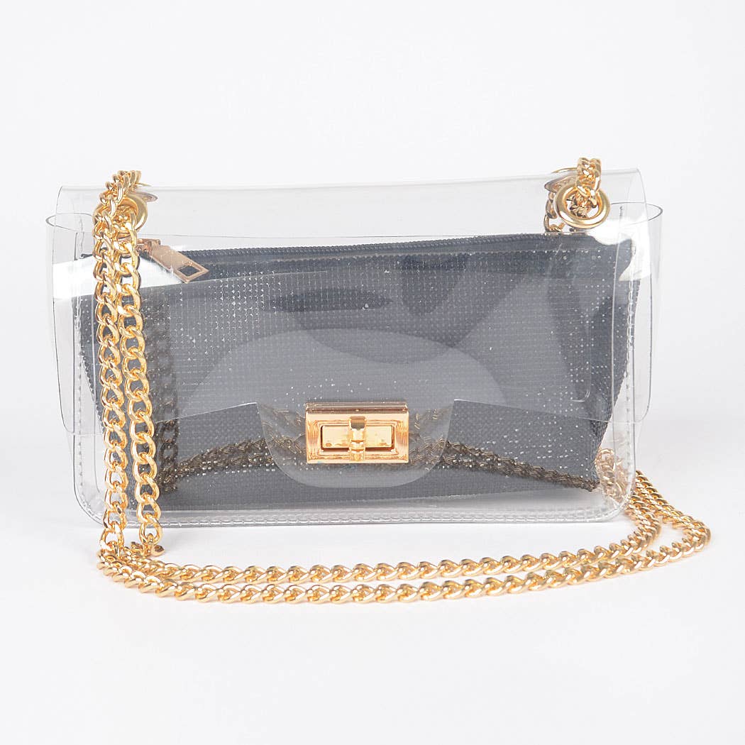 3AM BY H&D ACCESSORIES - Wholesale Crossbody Bag - Women's - Transparent Crossbody Bag W/Rhinestone Clutch11
