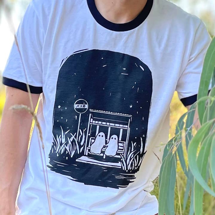 Bus Stop Ghosts Tee for engroshandel hos Bandage Brigade