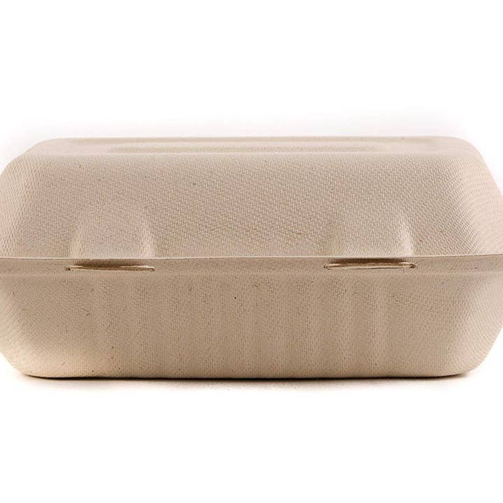 EcoQuality - Wholesale Food storage container - Compostable Clamshell Take Out Food Container 6x9x31