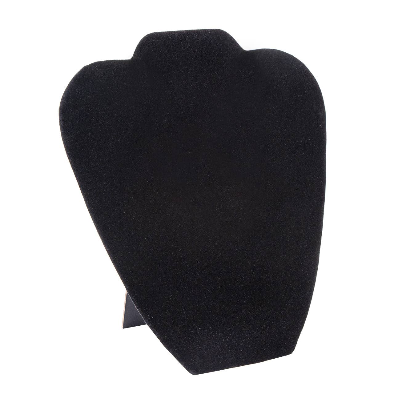 Store Supply Warehouse - Wholesale Jewelry Stand & Display - Black Velvet Necklace Display Easel - 7 1/8"W x 8 3/8"H2