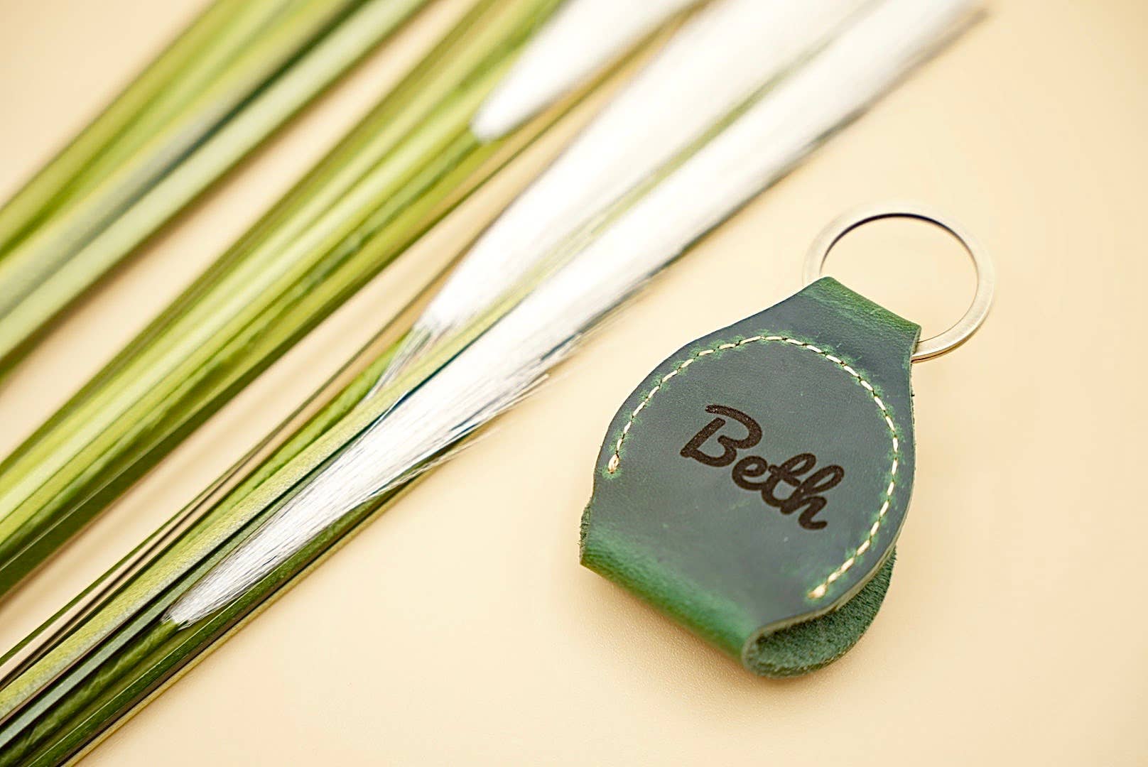 American Leather Goods - Wholesale Keychain - Unisex - Leather Guitar Pick Holder and Keychain Organizer1