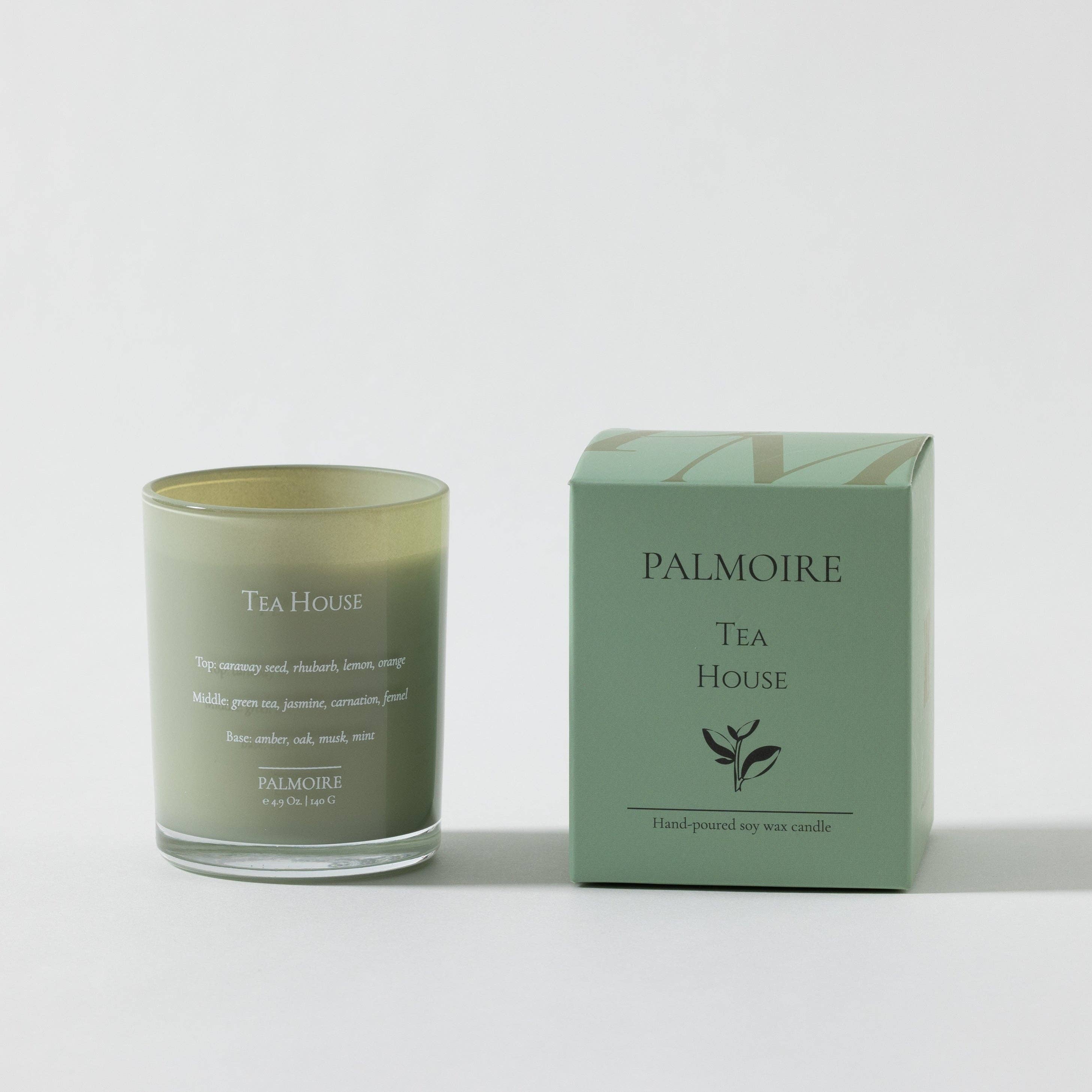 Palmoire Home Fragrance - Venta al por mayor Velas en tarros - Vela de cera de soja Tea House [té/jazmín/limón]7