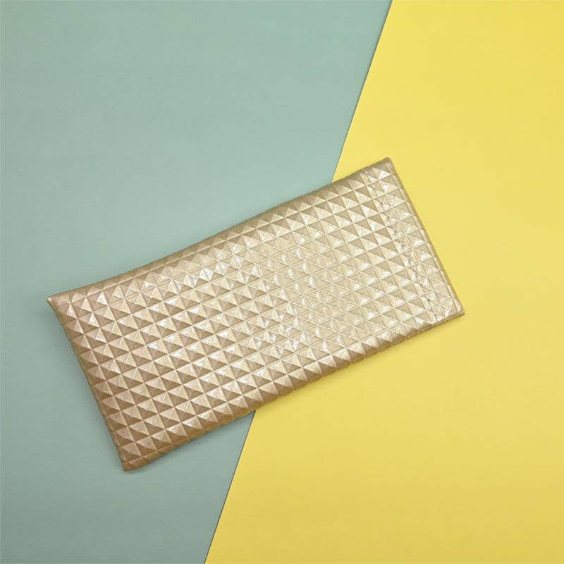 Ole - Wholesale Eyewear Cases & Holders - Women's - Diamond Grid Pattern Glasses Pu Protecting Bag 12