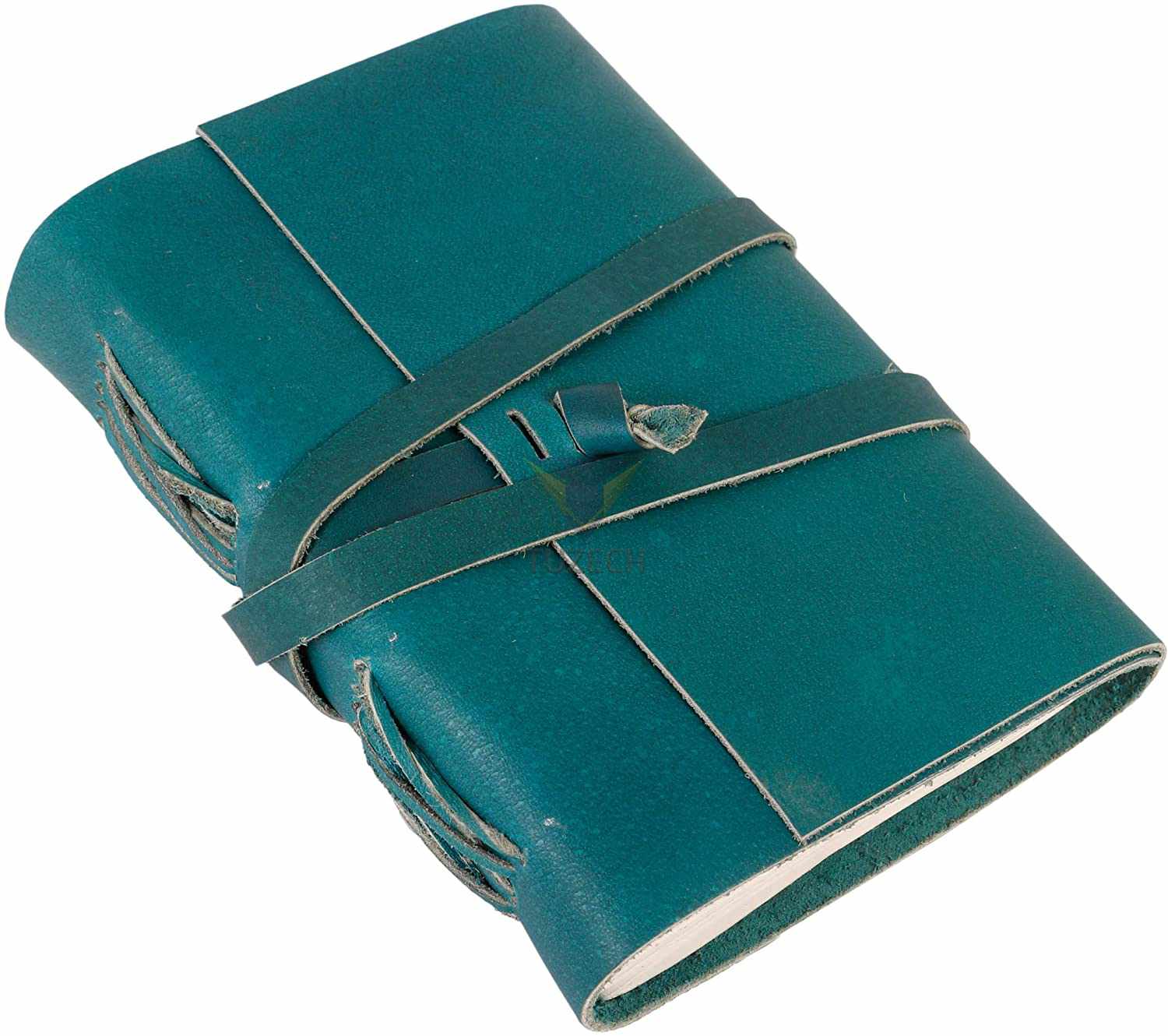 Tuzech Leather - Wholesale Journal/Diary - Tuzech Leather Journal Writing Notebook Antique Handmade Leather Bound Daily Notepad for Men/Women Unlined Paper for Art Sketchbook Travel Diary to Write in 7 Inches6