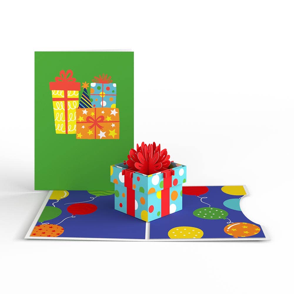 Lovepop Cards - Wholesale Birthday Card - Happy Birthday Endless Surprises 5"x7” to 2"x3” Nesting Card8