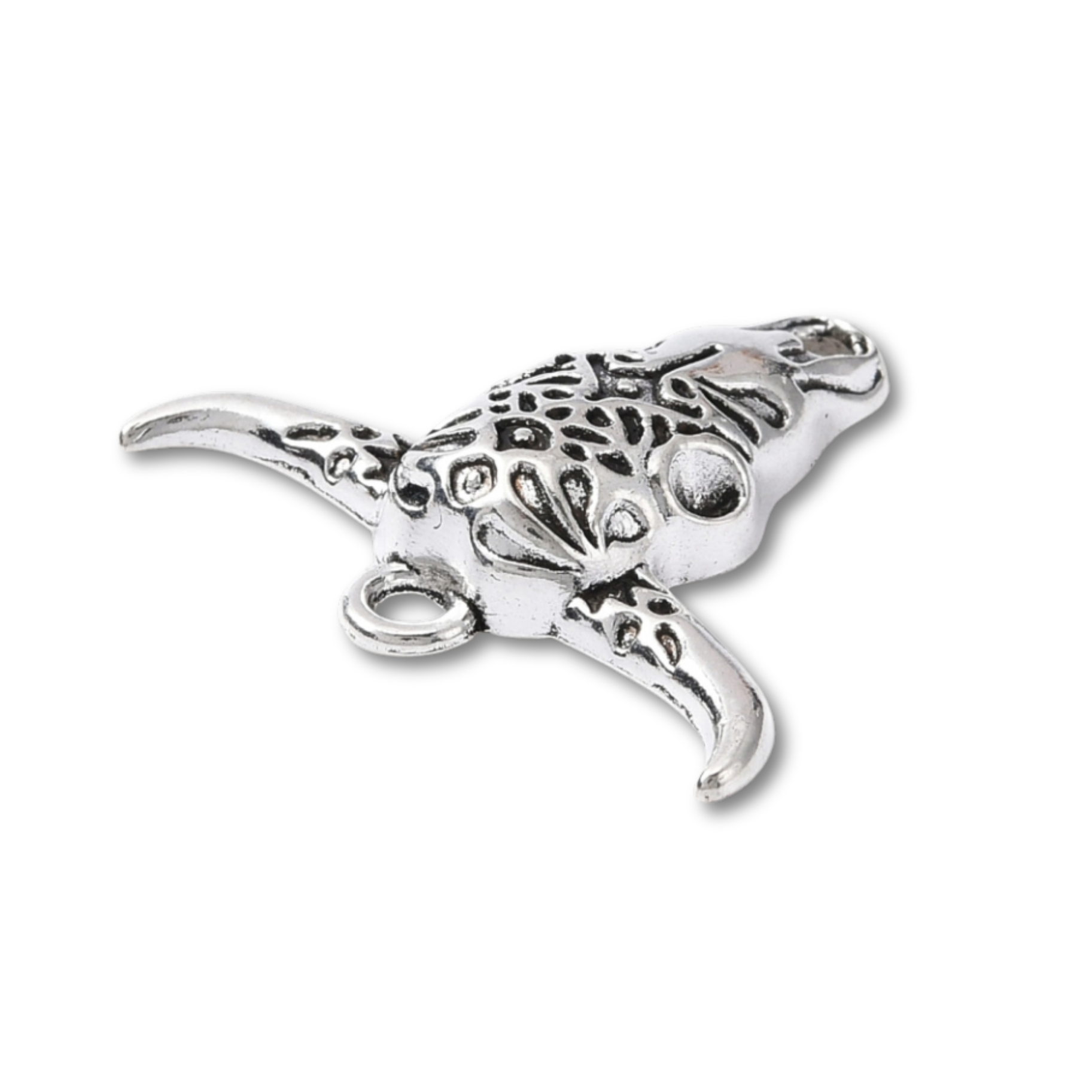 Love, Paige Designs - Wholesale Individual Charm/Pendant - Bullhead Silver Charm1
