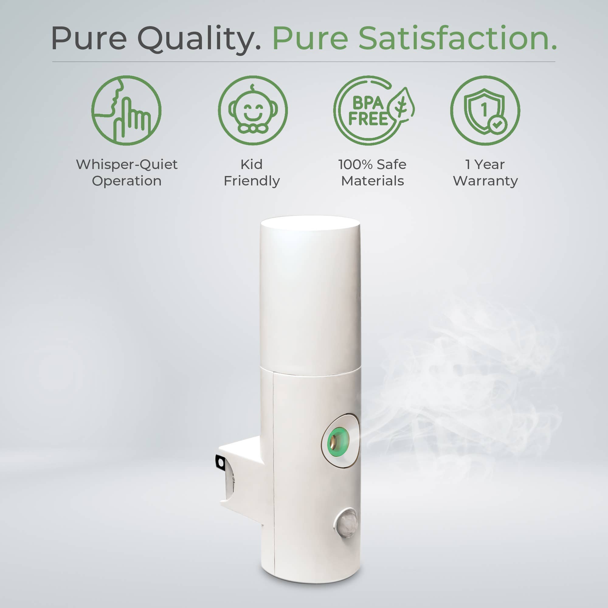 Greenair Inc. - Wholesale Electronic Diffuser - COOL MIST:Waterless aromatherapy and fragrance plug-in5