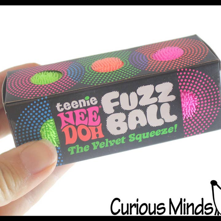 Curious Minds Toys - Wholesale Fidget Toy - Kids - NeeDoh Teenie Fuzzball Soft Doh Filled Stretch Ball - Ultra 1