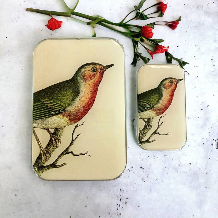 Firefly Notes - Wholesale Knitting/Crochet Supplies - Robin Notions tin (020)