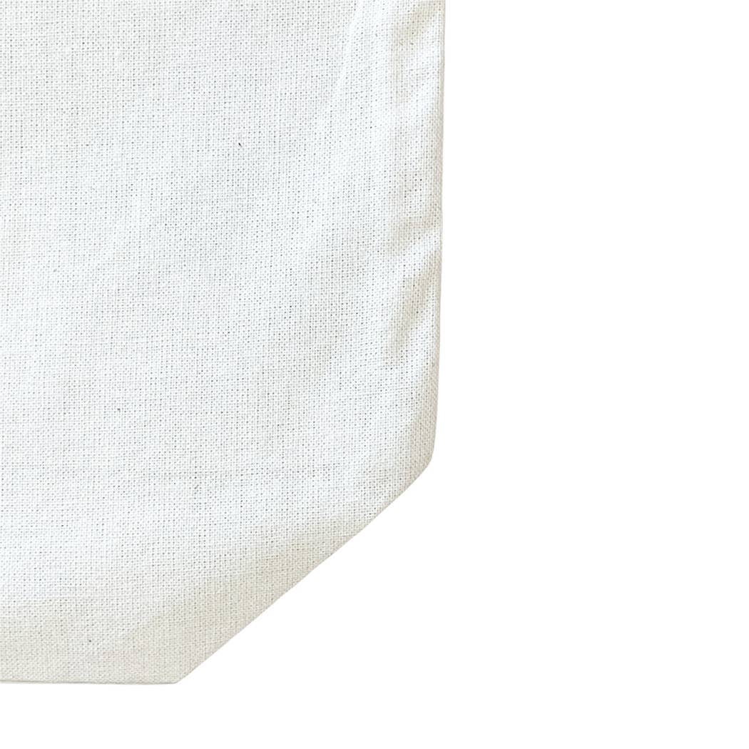 Natural Customized Value Organic Cotton Tote Bag With Your Logo/Text for wholesale on Faire3