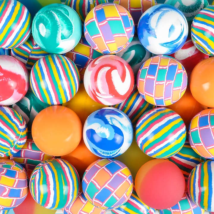 60MM 2.4" BALL MIX (25PCS/BAG) LLB kids toys for wholesale by La Luna Bella - Toys