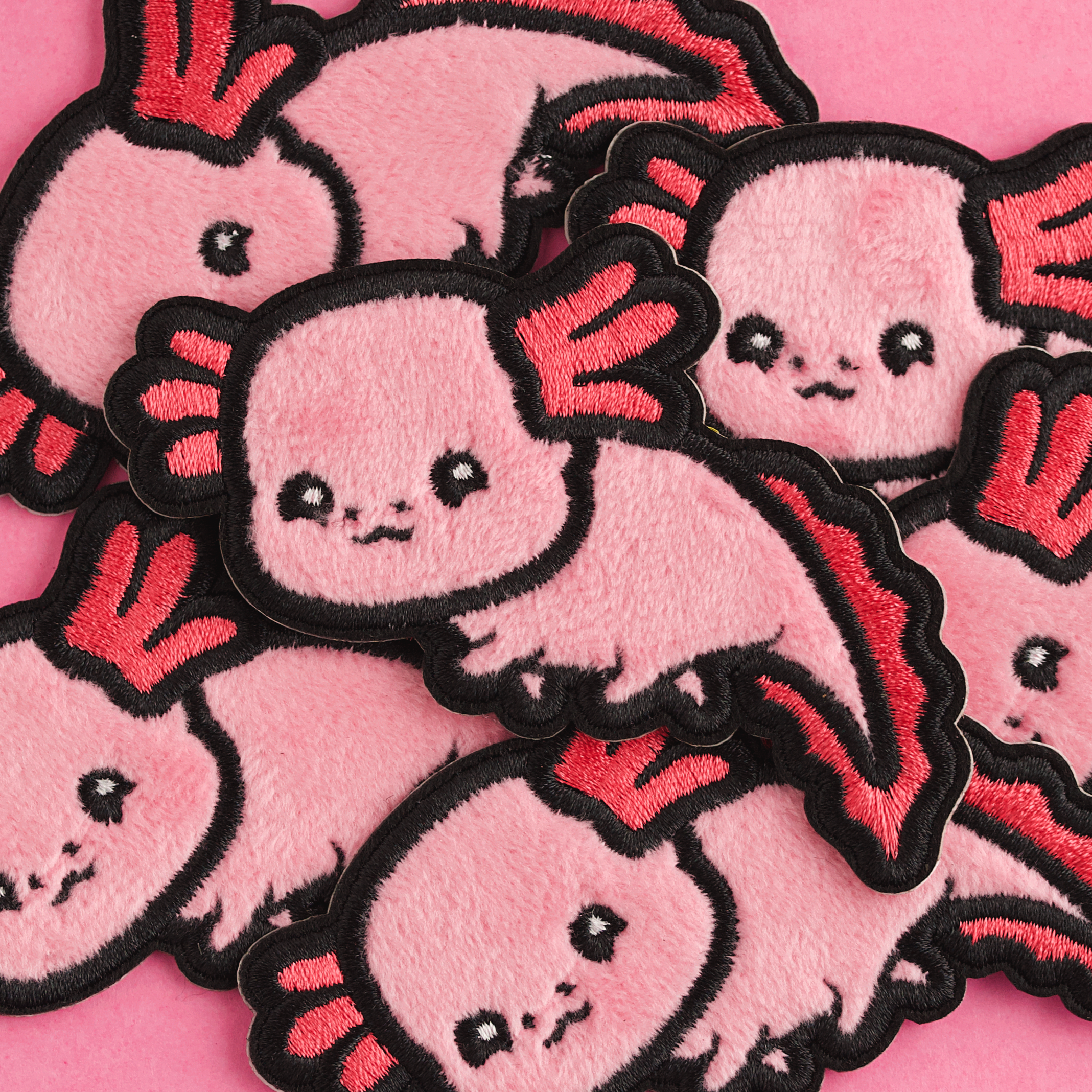 LuxCups Creative - Wholesale Patch - Axolotl Fuzzy Patch6