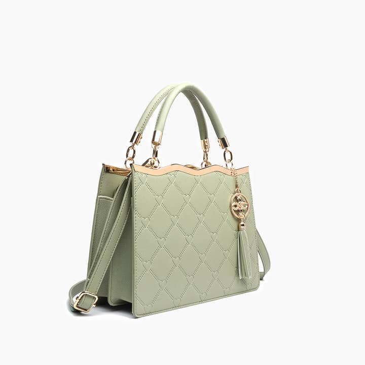 Like Dreams - Wholesale Top Handle Bag - Women's - Magnolia Holiday Mini Tote Top Handle Handbag for Parties19