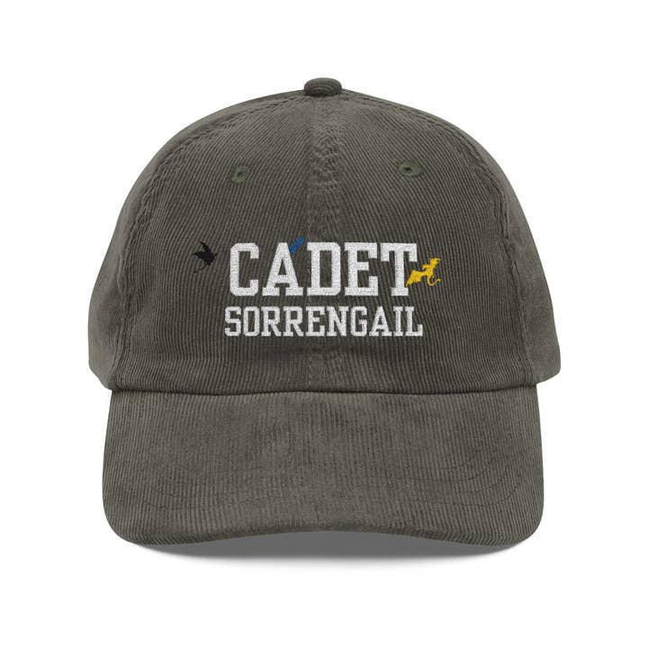 MagicMerchEmporium - Wholesale Baseball Cap - Unisex - Cadet Sorrengail - Vintage Corduroy Cap2