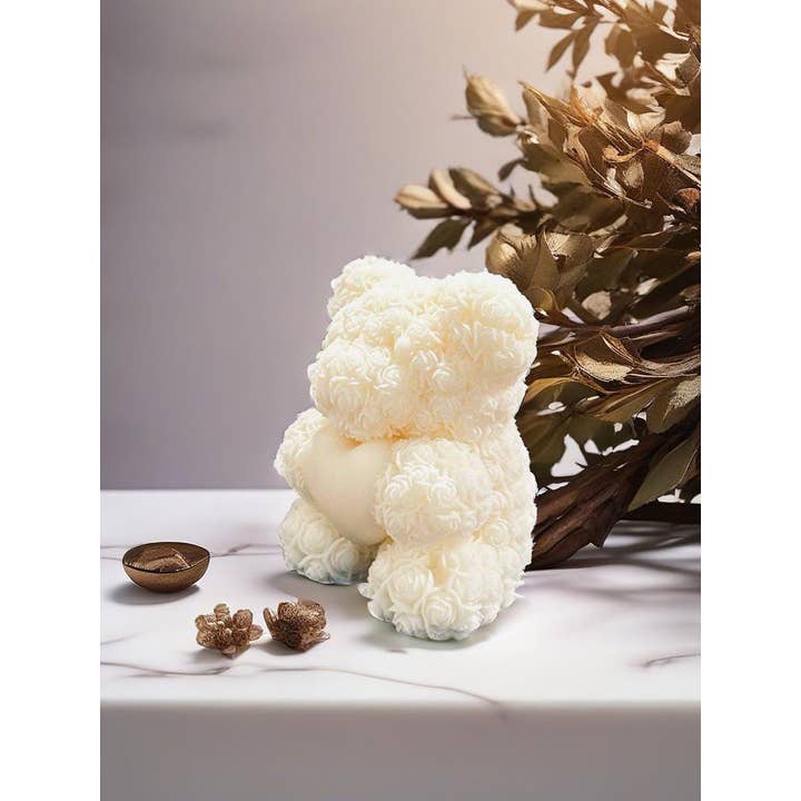 Karly’s Candles - Wholesale Novelty Candle - Rose Teddy Bear Candle - Valentine's, Mother's Day Gift8