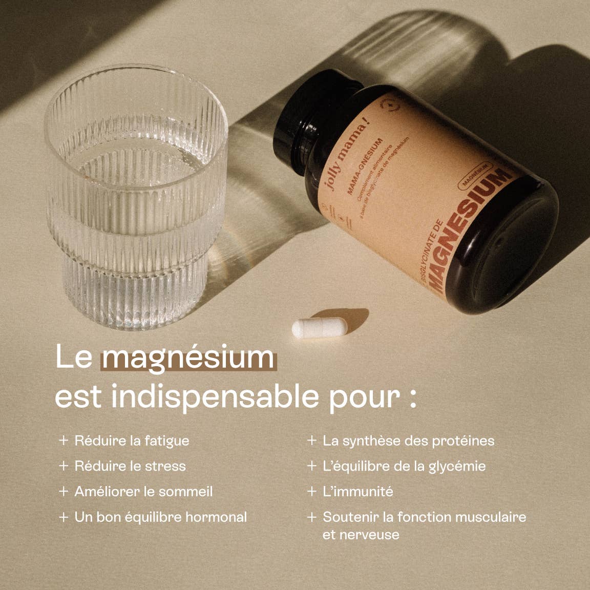 JOLLY MAMA - Wholesale Oral Supplement/Vitamin - Mama-magnesium - magnesium bisglycinate capsules3