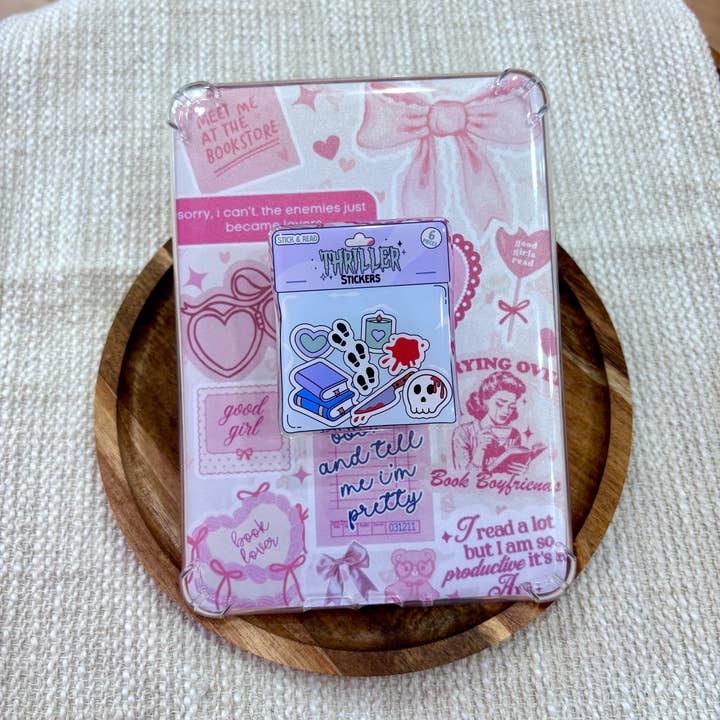 Thriller Sticker Pack Kindle/Phone Grip for wholesale by Posh Paperie