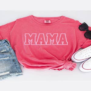 PUFF* Girl Mom Pink Puff Vinyl Pink Tee – The Savvy Cactus Co