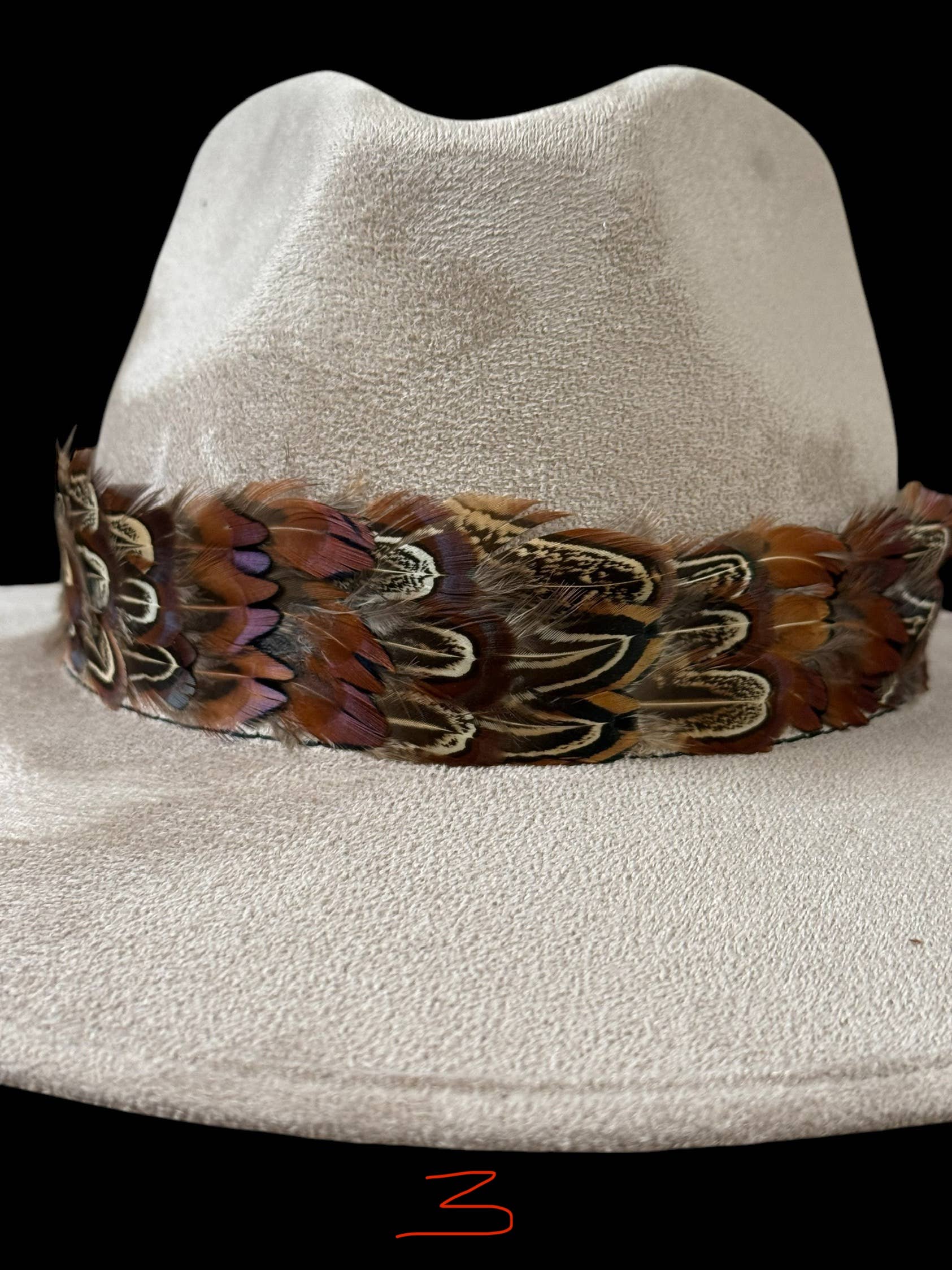 Nati Natash - Wholesale Hat Accessory - Women's - Feather hat band with strap2