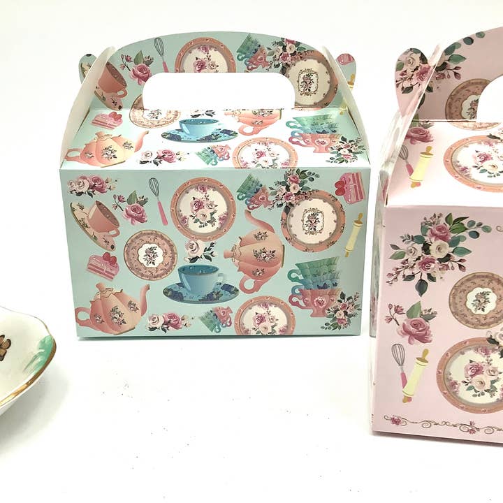 All Little Cute Things - Wholesale Party Favor Bag/Box - Tea House Guest Take Home box for cake, desserts, cookies3