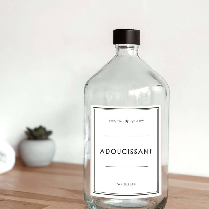 Les Flacons de l’Apothicaire - Wholesale Jar - fabric softener - clear bottle