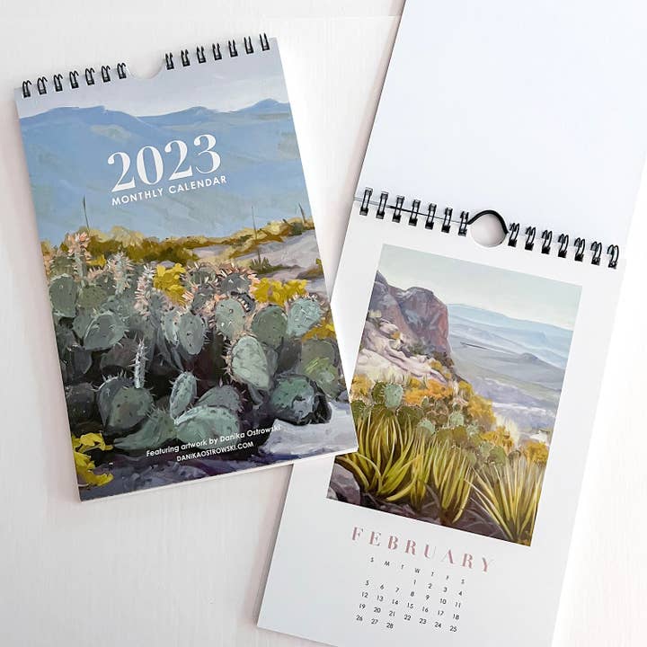 2023 Calendar for wholesale by Danika Ostrowski Art + Design