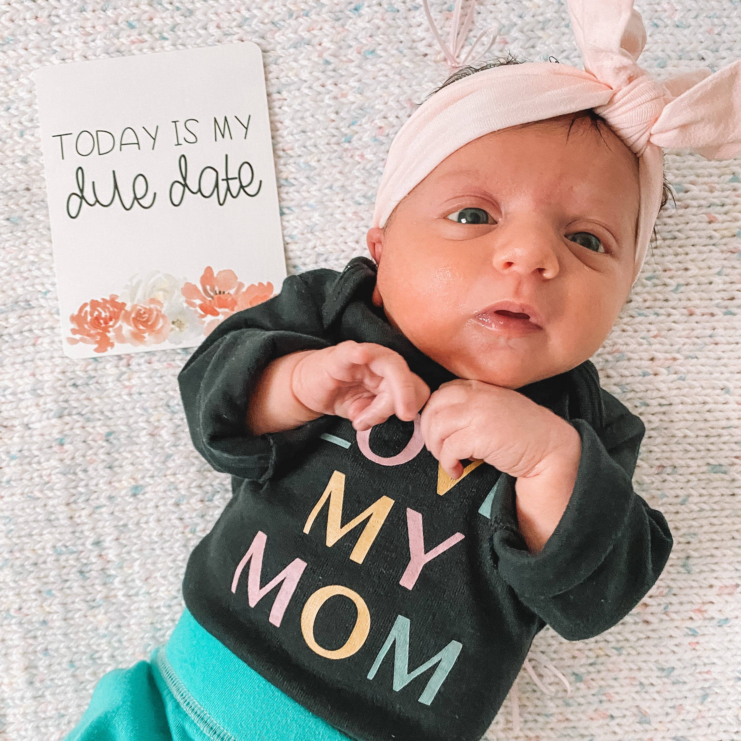 This Little Love Co - Wholesale Milestone Art/Keepsake - Kids & Baby - Pregnancy Milestone Cards - Florals12