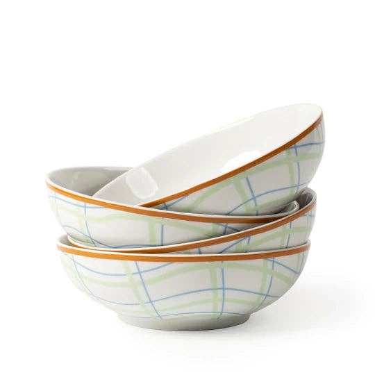 Grid Cereal Bowls (Set of 4) for wholesale by Misette