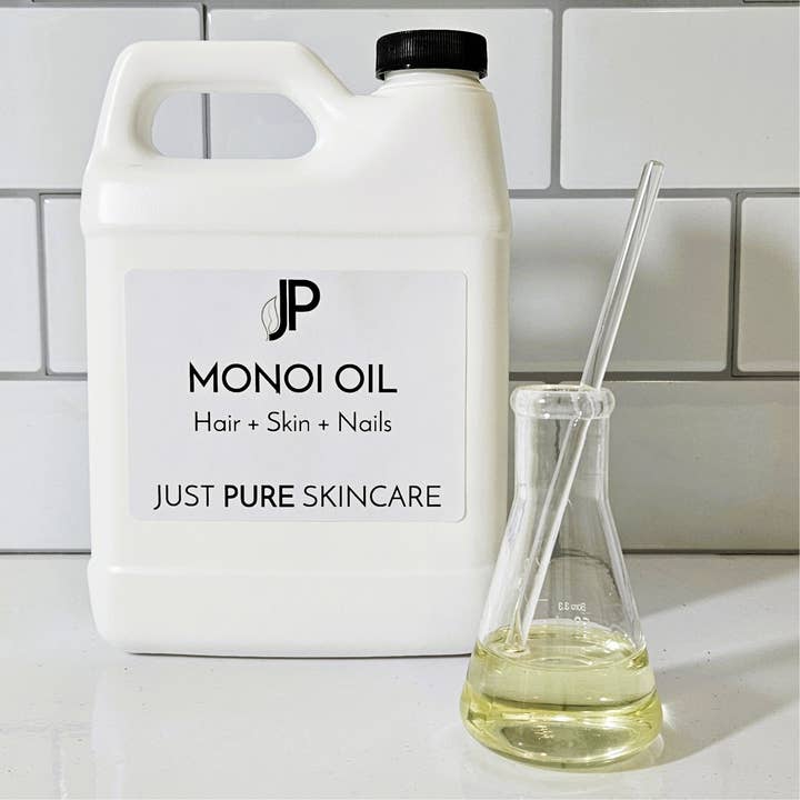 Just Pure Skincare - Wholesale Facial Oil - Monoi Beauty Oil Serum For Face + Hair- All Natural + Vegan