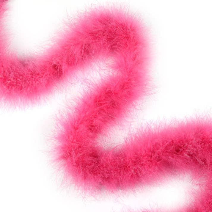 Marabou Feather Boa - Mediumweight - Raspberry Sorbet for wholesale by Zucker Feather Products