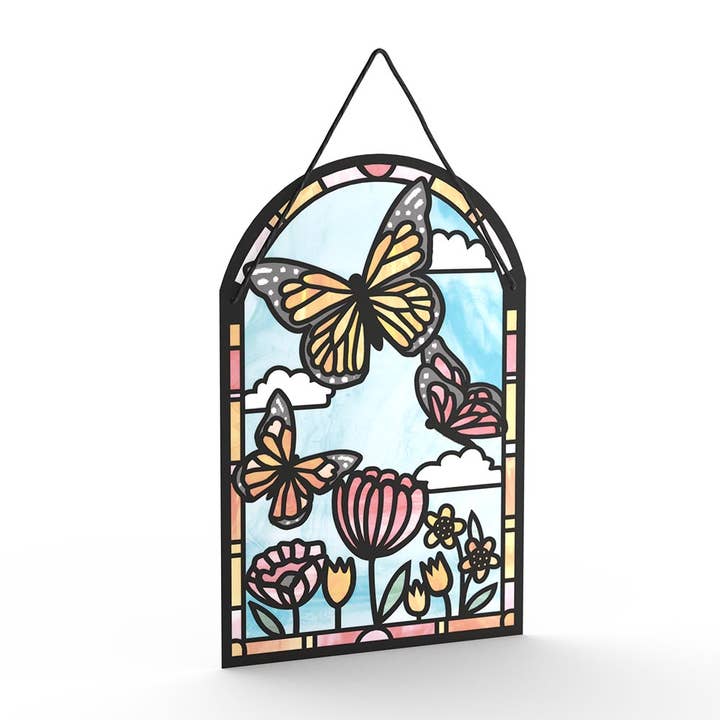 Lovepop Cards - Wholesale Love Card - You Are So Loved Butterflies Suncatcher Card 5x7" (-40%)4