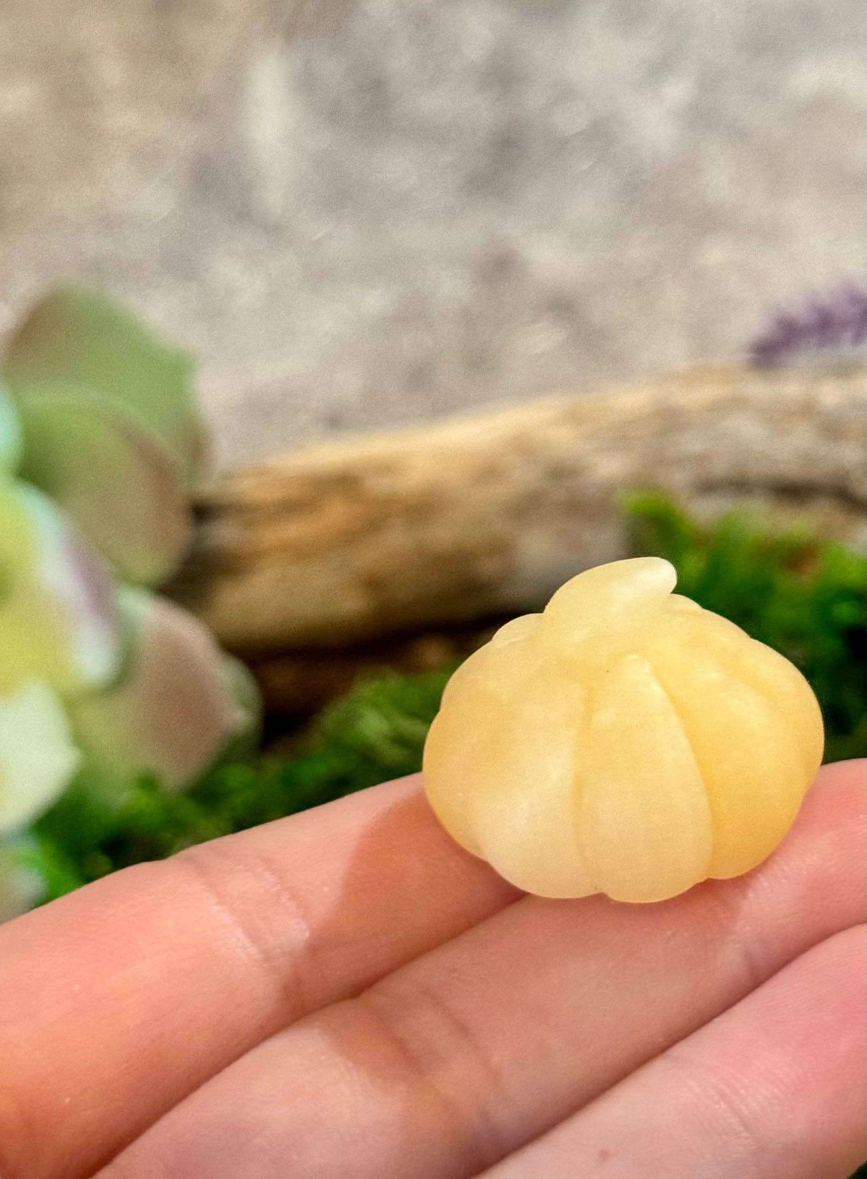 Mandala Gems - Wholesale Tafelbladdecoratie - Schattige Oranje Calciet Kristallen Pompoenen, Halloween Decoratie, Herfst Tafeldecoratie1