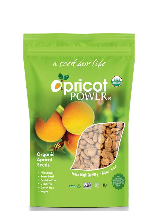 Organic Bitter Apricot Seeds for wholesale by Apricot Power, Inc