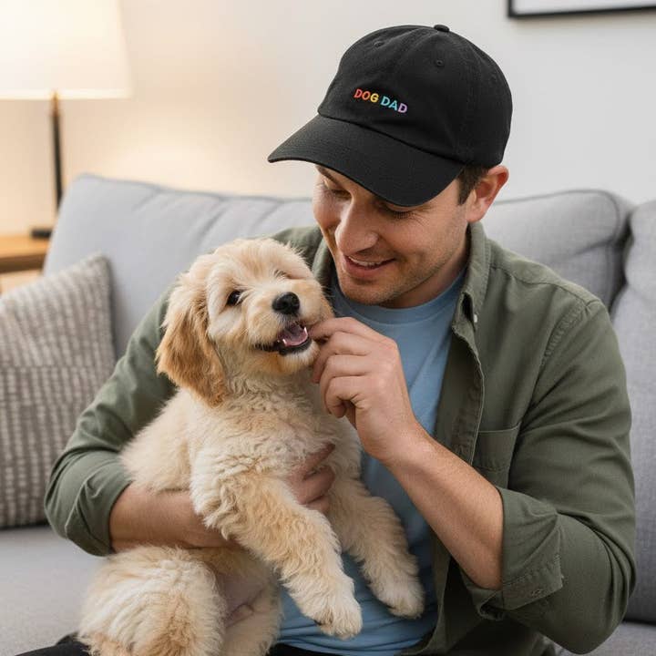 HATPHILE - Vente Casquette de baseball – homme - Casquette de baseball douce HatPhile Dog Dad – Casquette en coton ajustable pour papas10