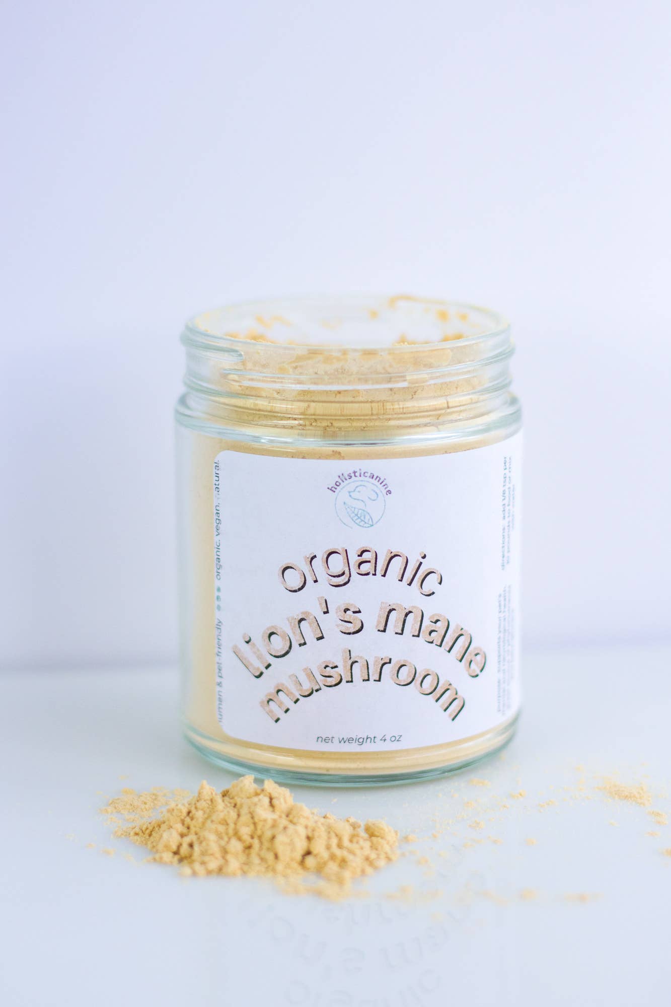 holisticanine - Wholesale Pet Supplement - Dog - Organic Lion's Mane Mushroom Supplement2