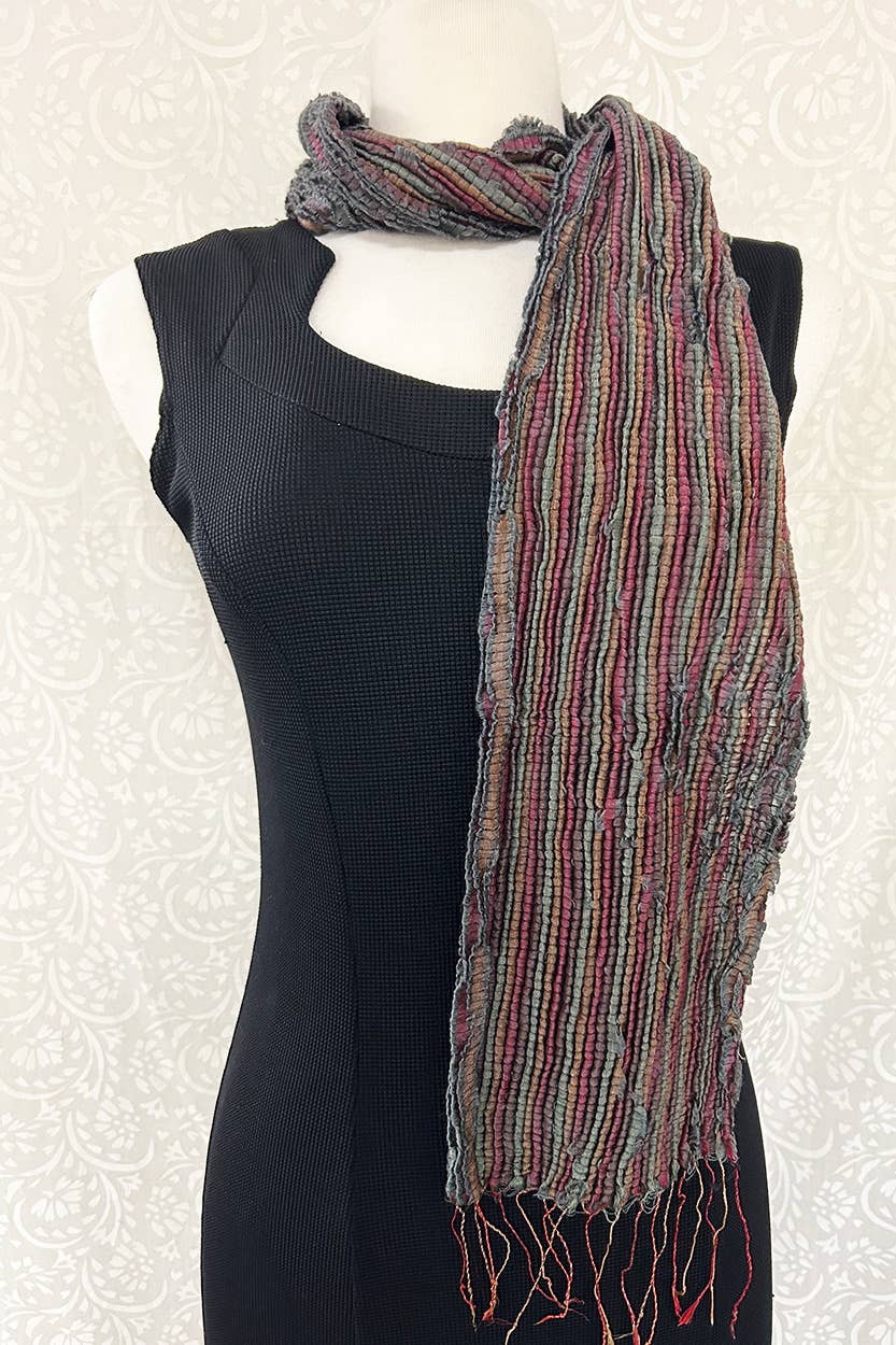 Sevya Handmade - Vente Écharpe – femme - Revati Écharpes en soie et laine30