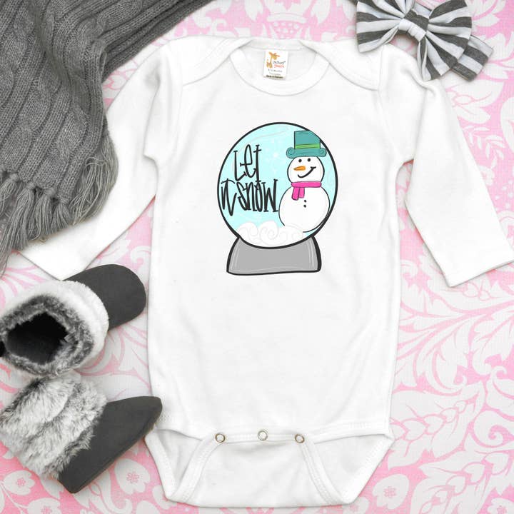 Let It Snow Globe // WINTER for wholesale by Lucky Llama Creations