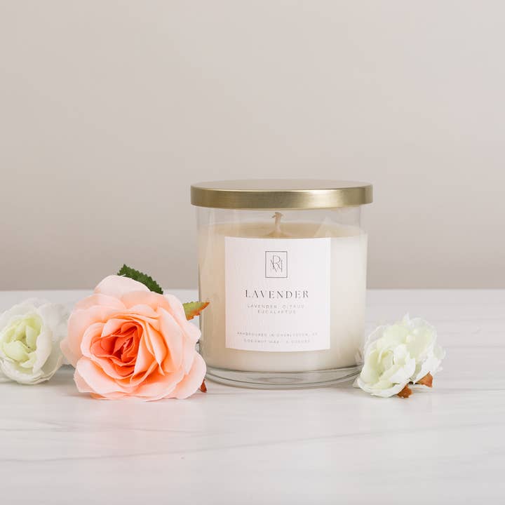 Lavender Candle for wholesale by Refreshing Moments with Sharon