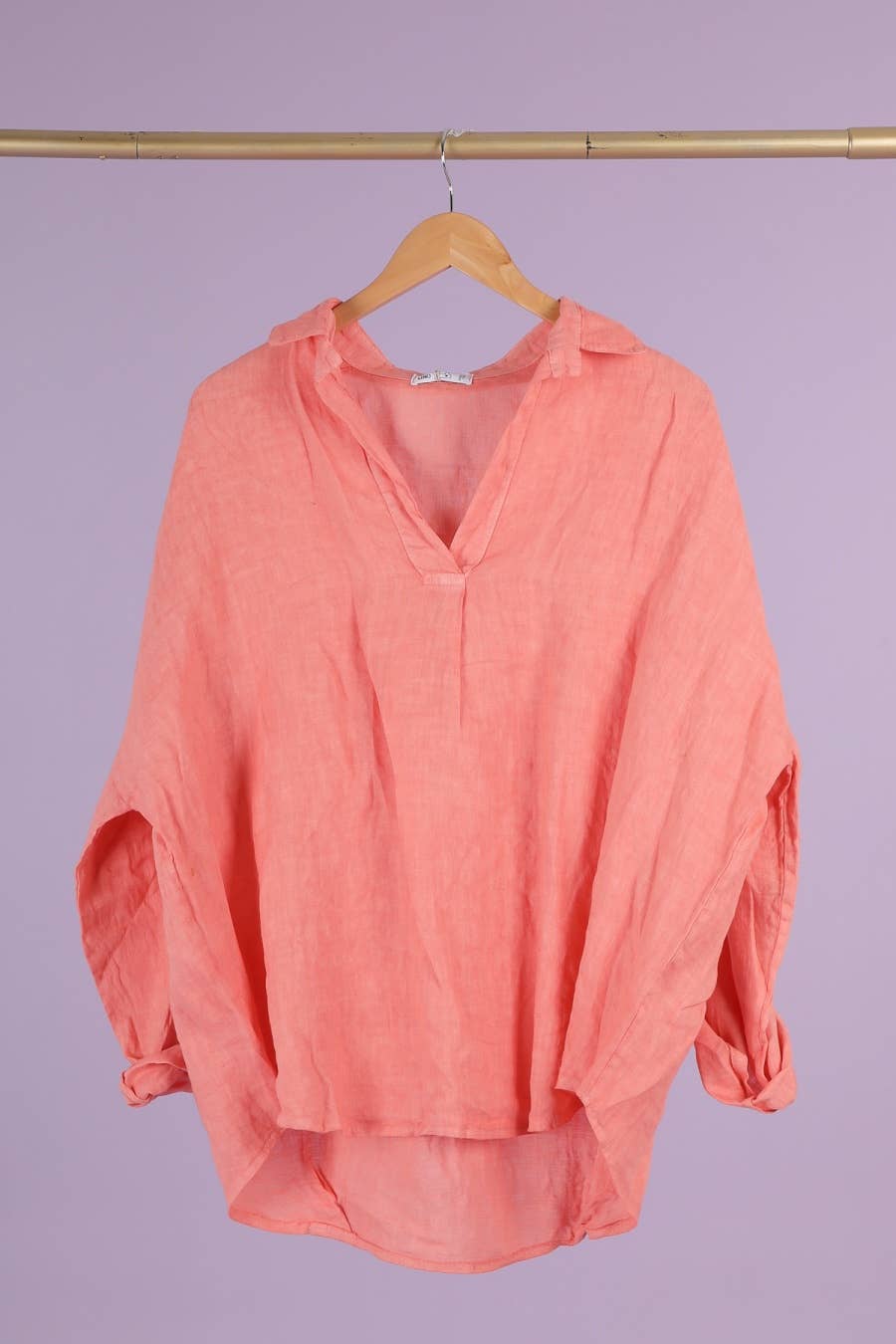 LINEN & COTTON HOUSE – Túnica - Mulher por atacado – CAMISA DE LINHO PARA MULHER 97188ROUPA PRIMAVERA VERÃO42