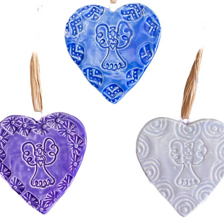 Lorraine Oerth Co. - Wholesale Ornament - Ornament - Heart - Angel1