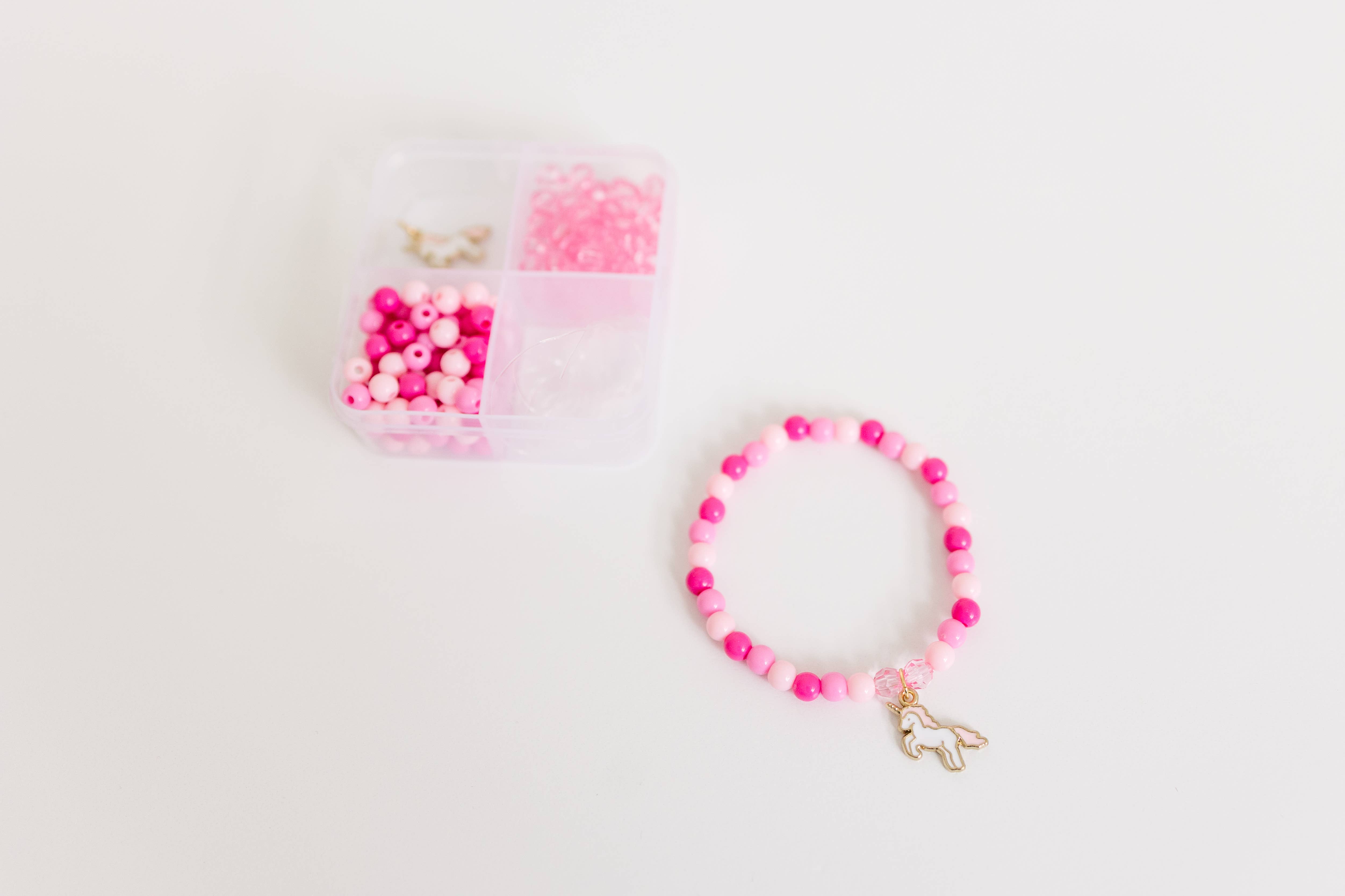 Stacked Sweetly - Wholesale DIY Craft Kit - Mini Unicorn Dreams DIY Bracelet Craft Kit, Birthday Favor1