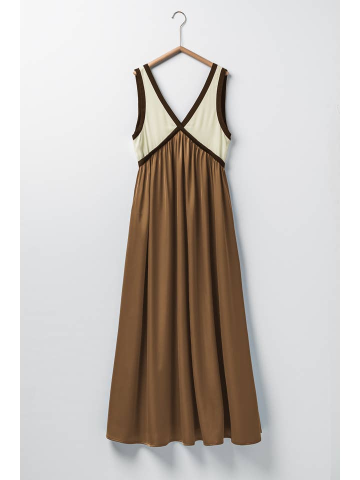 Urban Daizy - Wholesale Dress - Women's - Contrast Piping Empire Waist Dress7