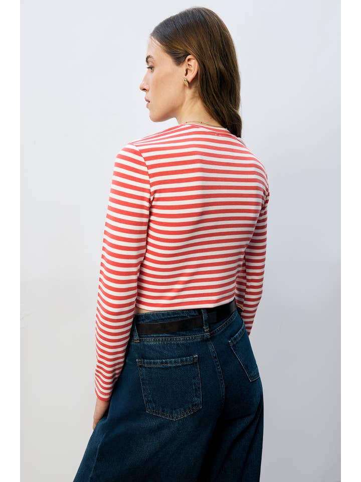 Red Ribbed Cropped Tank Top – Cotton Knit for wholesale on Faire3