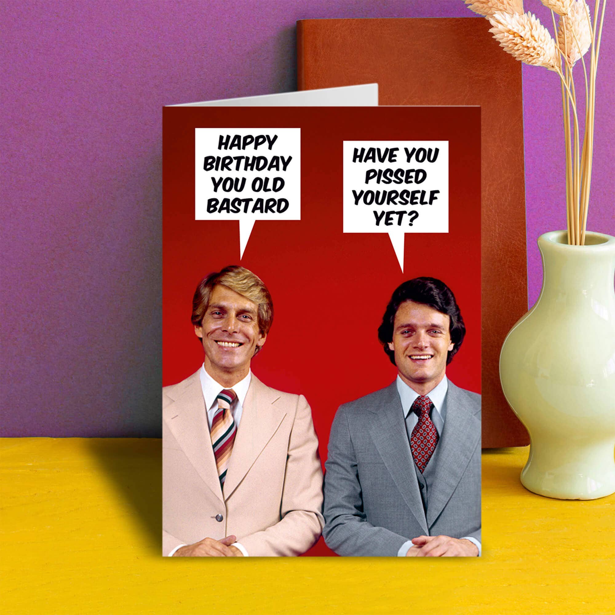Dean Morris Cards – wholesale Birthday card – Pissed yourself yet rude birthday card1