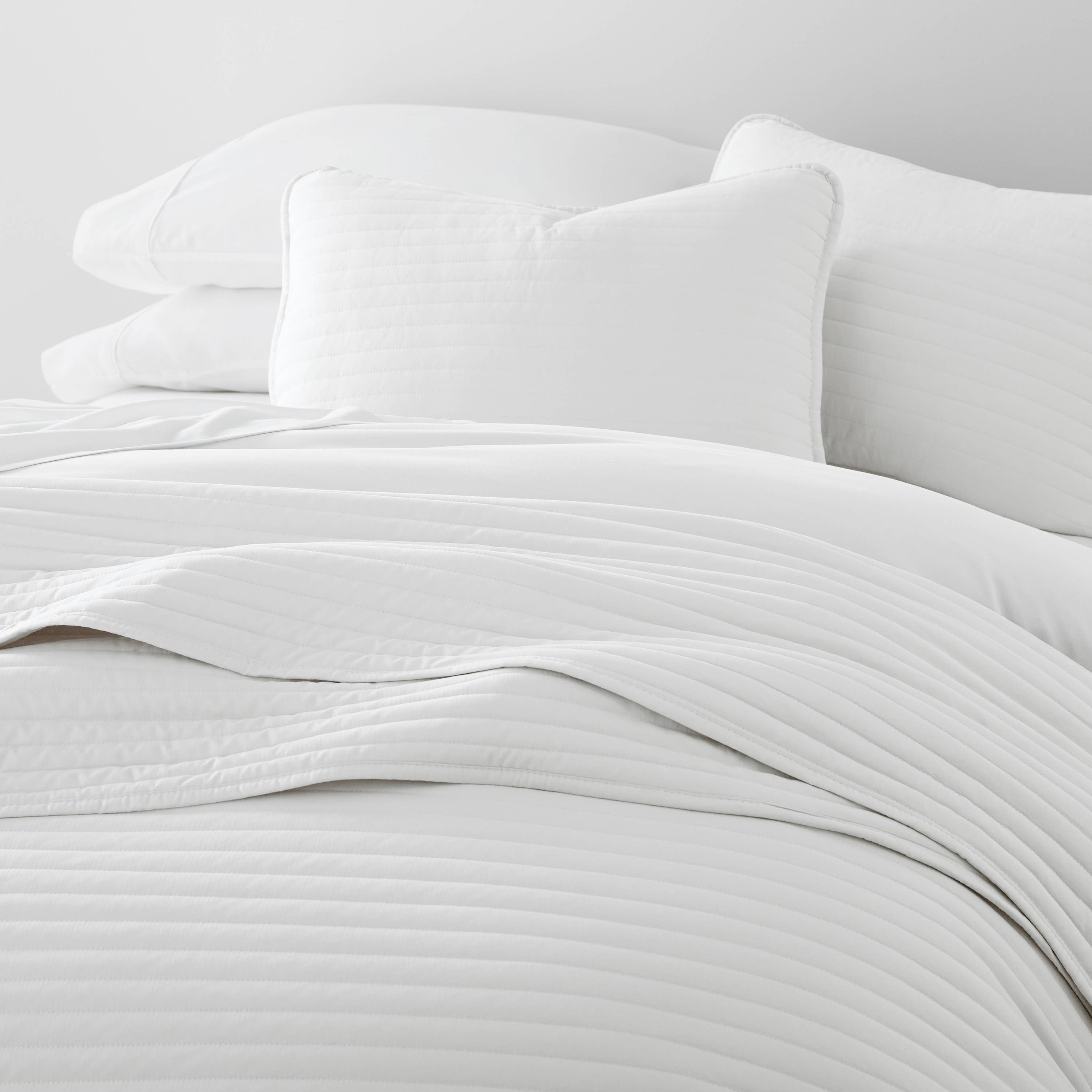 ienjoy Home - Vente Parure de lit - Ensemble de couvre-lit matelassé 3 pièces à rayures iEnjoy Home9