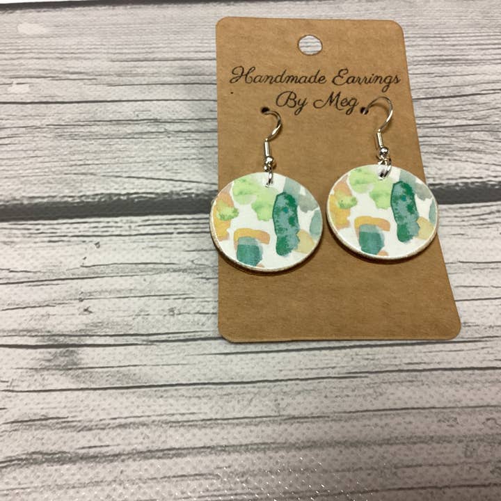 Light Multi 1 inch for wholesale by Handmade Earrings By Meg