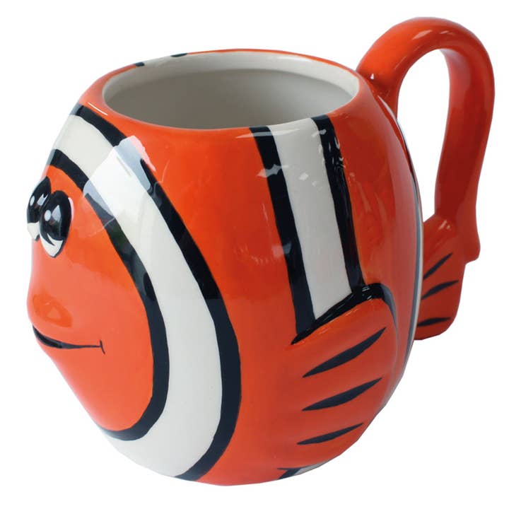 Crockery Critters Ceramic Mug - Clown Fish for wholesale by Deluxebase